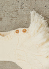 ポンチョニットコート IVORY アイボリー M L LL