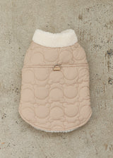 クマさんキルティングベスト BEIGE ベージュ M L LL