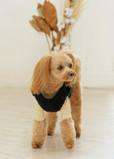 リバーシブル中綿キルティングボアベスト NAVY M L LL 2XL