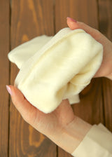 裏起毛プルオーバースウェット IVORY M L XL 2XL