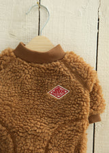 ボアプルオーバー BROWN M L LL 2XL