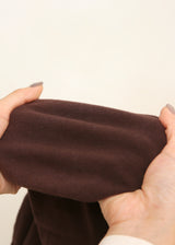 タートルネックカットソー BROWN M L LL 2XL