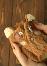 コーデュロイベスト CAMEL S M L XL 2XL