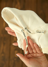 フーディスウェット IVORY M L XL 2XL