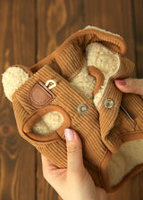 コーデュロイベスト CAMEL S M L XL 2XL