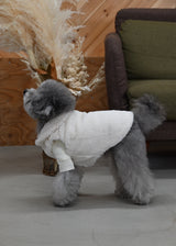 クマさんキルティングベスト BEIGE ベージュ M L LL