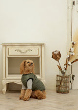 リバーシブル中綿キルティングボアベスト NAVY M L LL 2XL