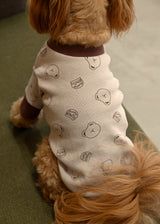 クマさんバイカラーカットソー BEIGE ベージュ M L