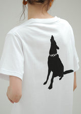 ドッグカフェルディ スタッフTシャツ 大人用 男女兼用 S M