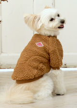 ボアプルオーバー BROWN M L LL 2XL