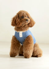 ヘンリーネックデニムカットソー S M L LL