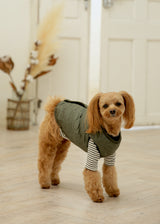 リバーシブル中綿キルティングボアベスト NAVY M L LL 2XL