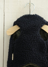 リバーシブル中綿キルティングボアベスト NAVY M L LL 2XL