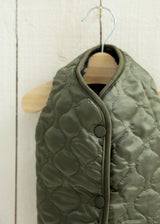 リバーシブル中綿キルティングボアベスト NAVY M L LL 2XL