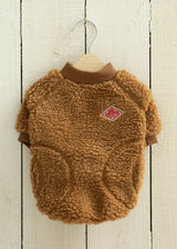 ボアプルオーバー BROWN M L LL 2XL