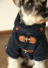 暖かボア ダッフルコート NAVY S M L XL