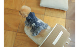ポンチョニットコート NAVY ネイビー M L LL
