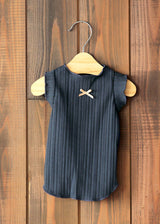 ランダムリブカットソー NAVY S M L LL