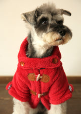 暖かボア ダッフルコート RED S M L XL