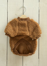 ボアプルオーバー BROWN M L LL 2XL