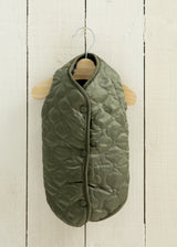 リバーシブル中綿キルティングボアベスト NAVY M L LL 2XL