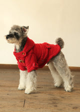 暖かボア ダッフルコート RED S M L XL