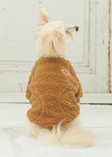 ボアプルオーバー BROWN M L LL 2XL