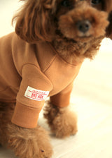 裏起毛プルオーバースウェット BROWN M L XL 2XL
