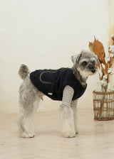 リバーシブル中綿キルティングボアベスト NAVY M L LL 2XL