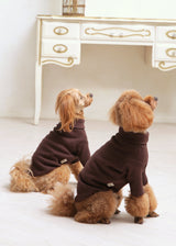 タートルネックカットソー BROWN M L LL 2XL