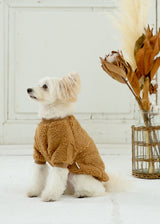 ボアプルオーバー BROWN M L LL 2XL