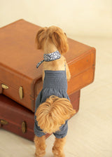 シャーリングサロペット S M L LL