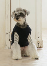 リバーシブル中綿キルティングボアベスト NAVY M L LL 2XL