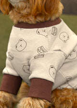 クマさんバイカラーカットソー BEIGE ベージュ M L