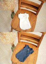 ランダムリブカットソー NAVY S M L LL