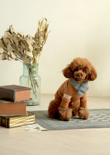 厚手ニットマフラー GRAY S L