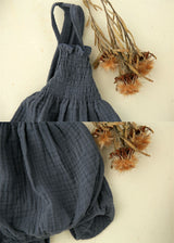 シャーリングサロペット S M L LL