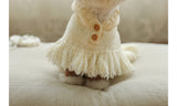 ポンチョニットコート IVORY アイボリー M L LL