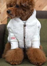 クマさんキルティングベスト BEIGE ベージュ M L LL