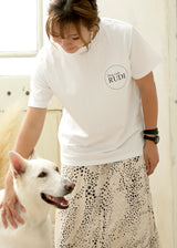 ドッグカフェルディ スタッフTシャツ 大人用 男女兼用 S M